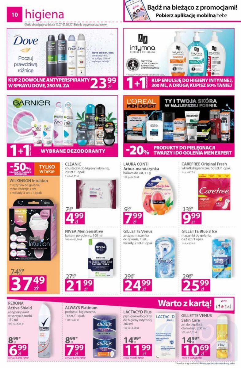 Gazetka promocyjna Hebe str. 10