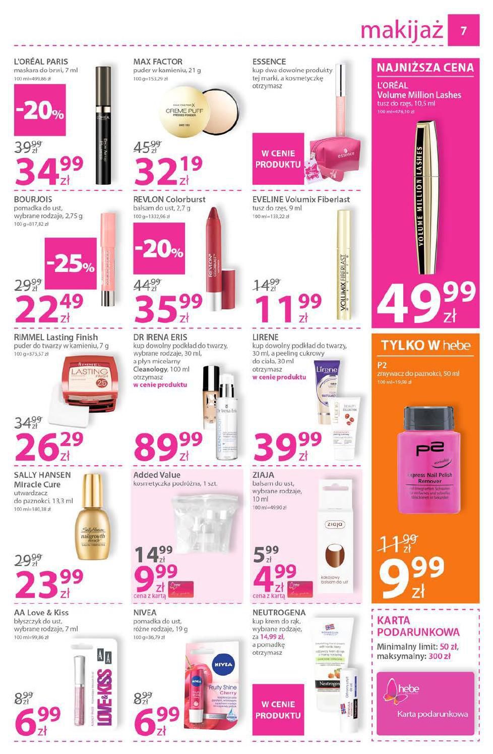 Gazetka promocyjna Hebe str. 7