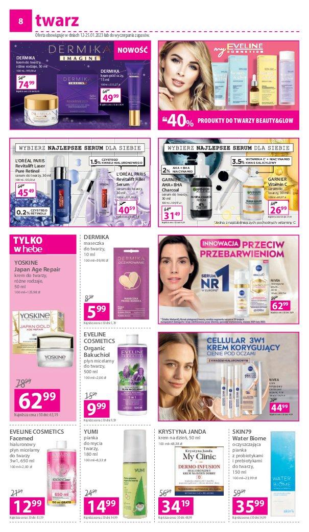 Gazetka promocyjna Hebe str. 8