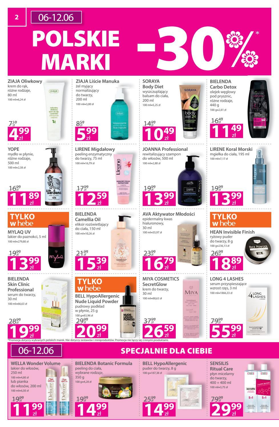 Gazetka promocyjna Hebe str. 2