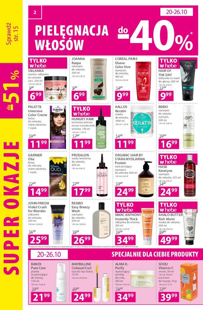 Gazetka promocyjna Hebe str. 2