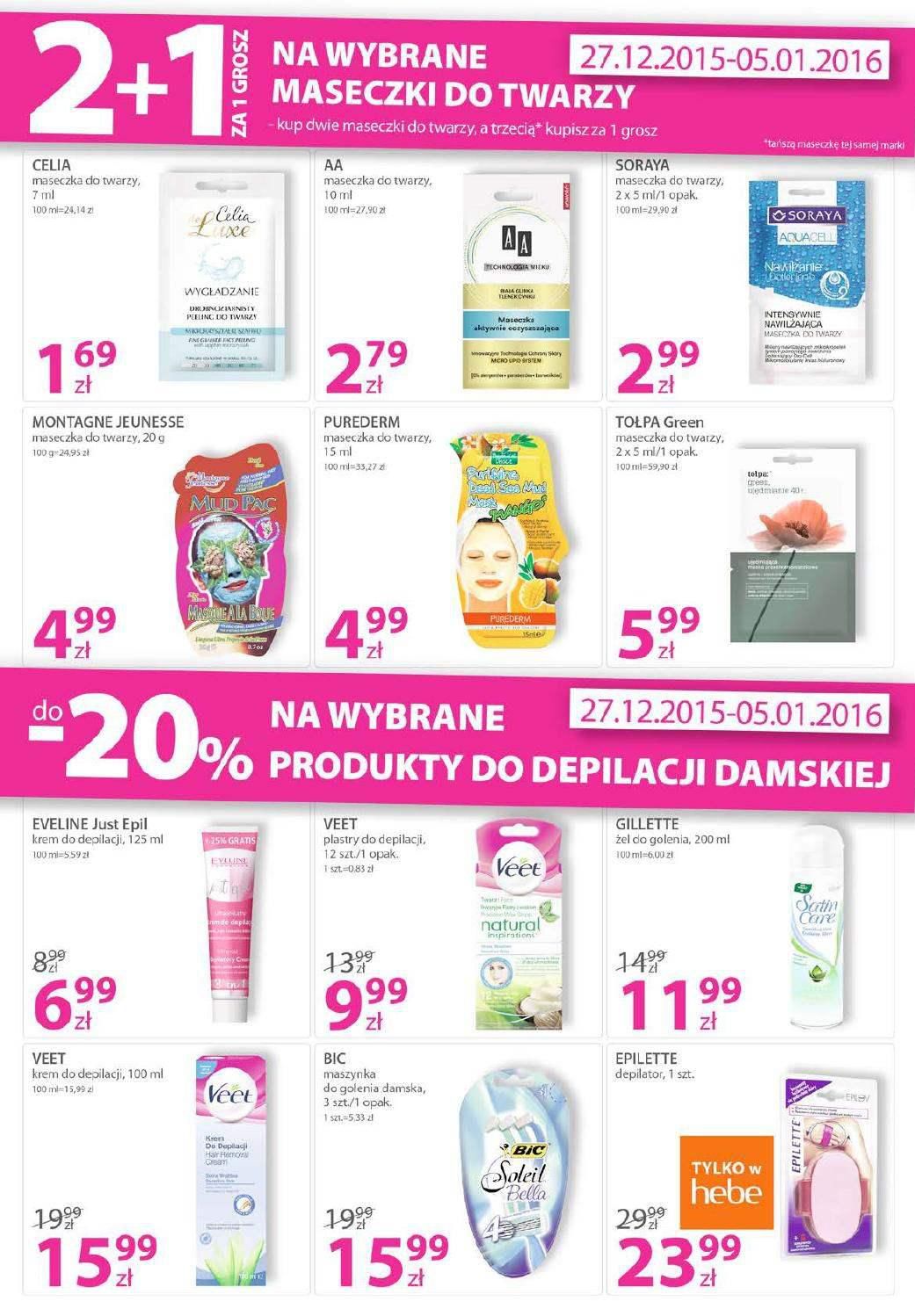 Gazetka promocyjna Hebe str. 2