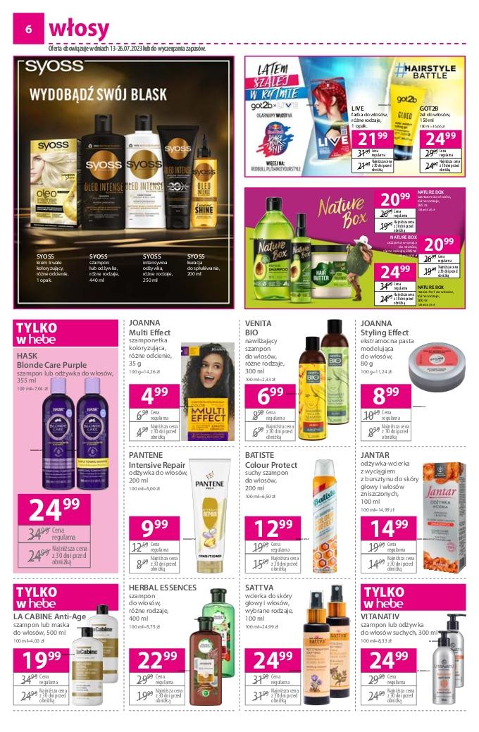 Gazetka promocyjna Hebe str. 6