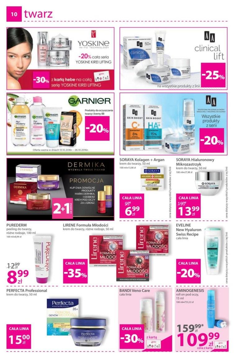 Gazetka promocyjna Hebe str. 10