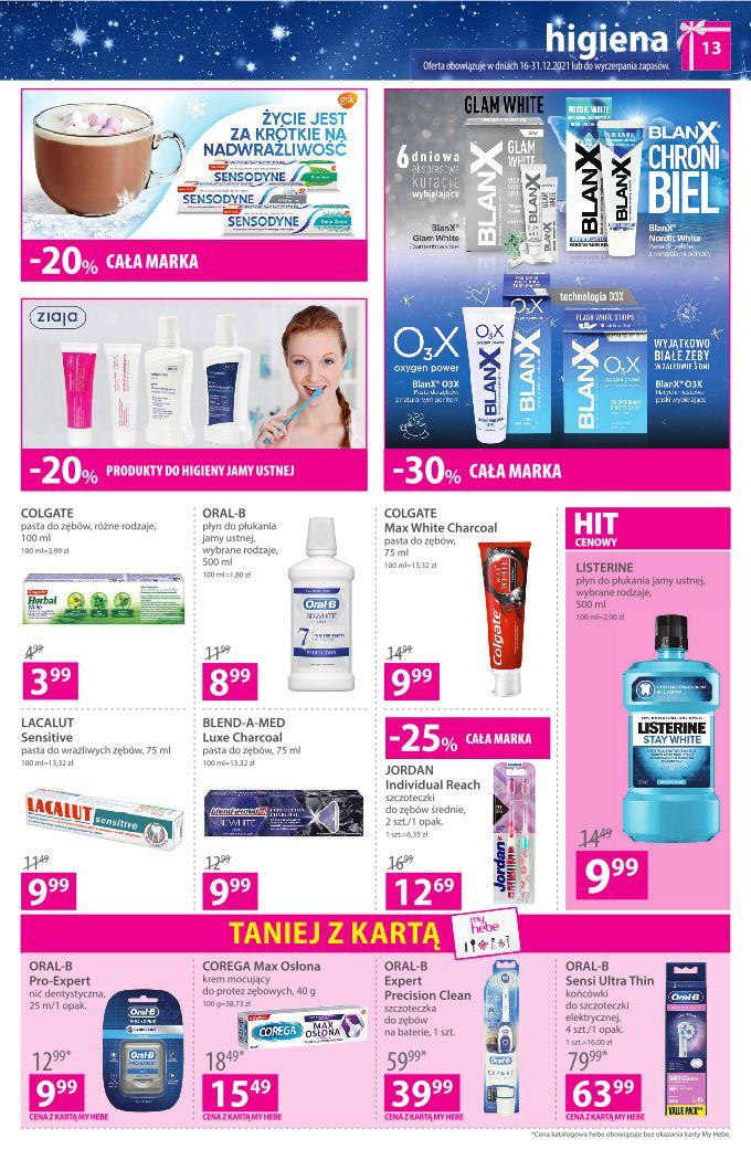 Gazetka promocyjna Hebe str. 13