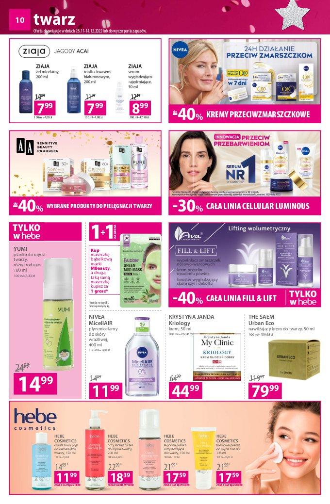 Gazetka promocyjna Hebe str. 10