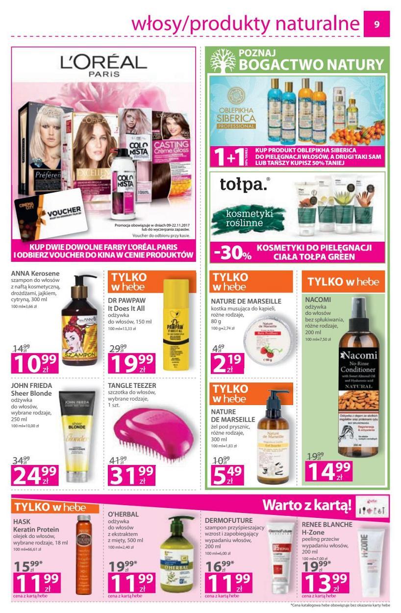 Gazetka promocyjna Hebe str. 9