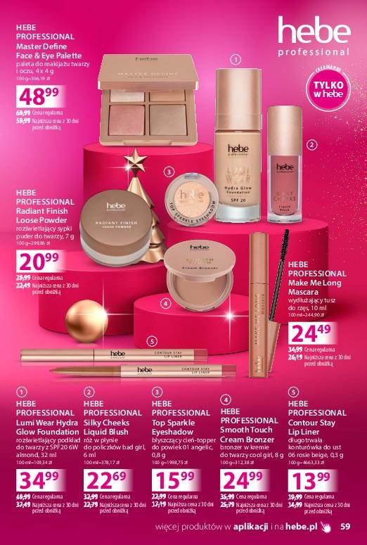 Gazetka promocyjna Hebe str. 59