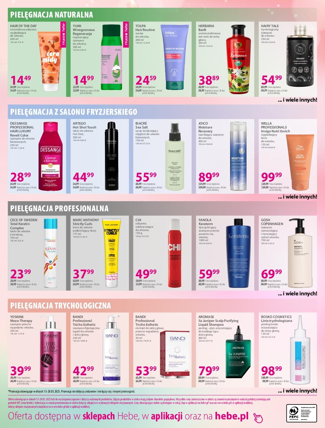 Gazetka promocyjna Hebe str. 2