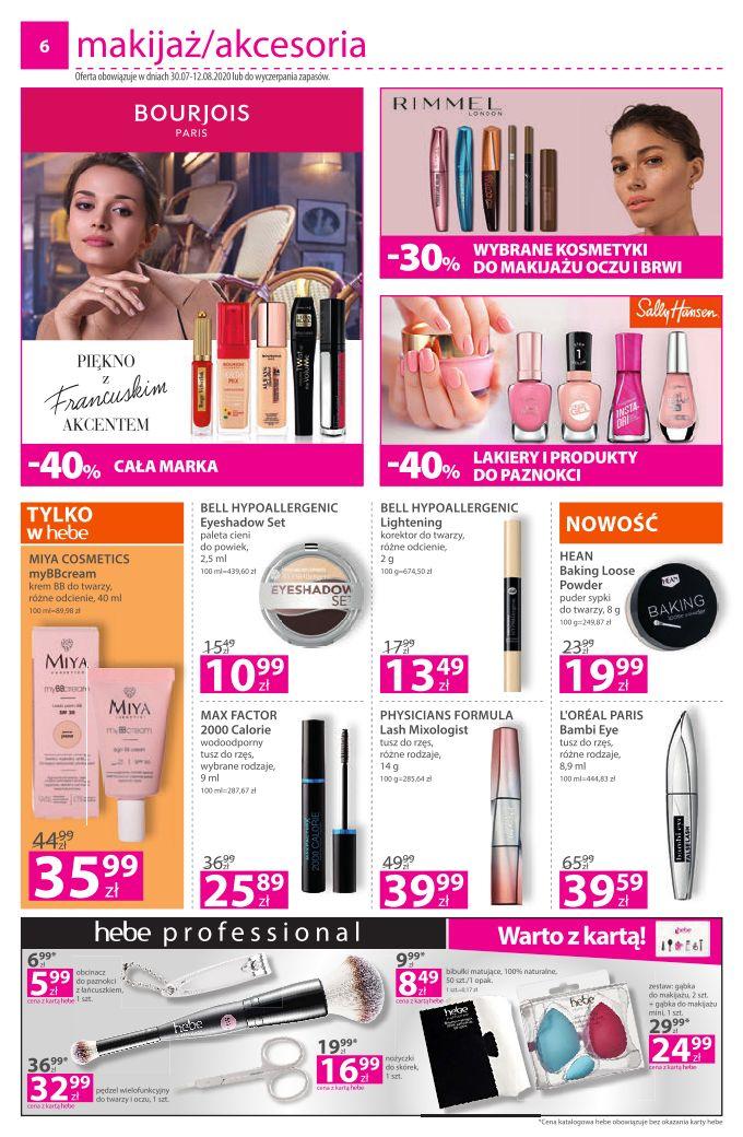Gazetka promocyjna Hebe str. 6