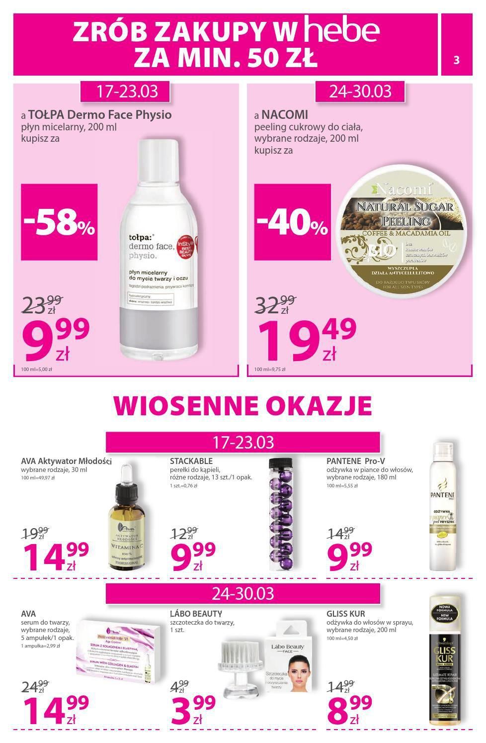 Gazetka promocyjna Hebe str. 3