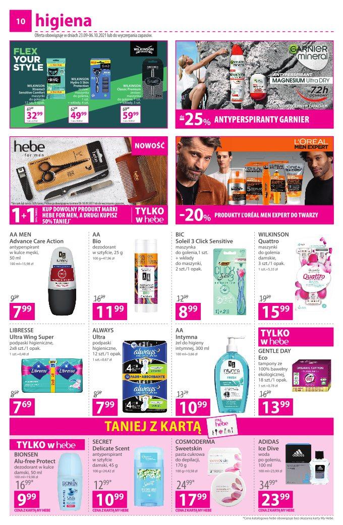 Gazetka promocyjna Hebe str. 10