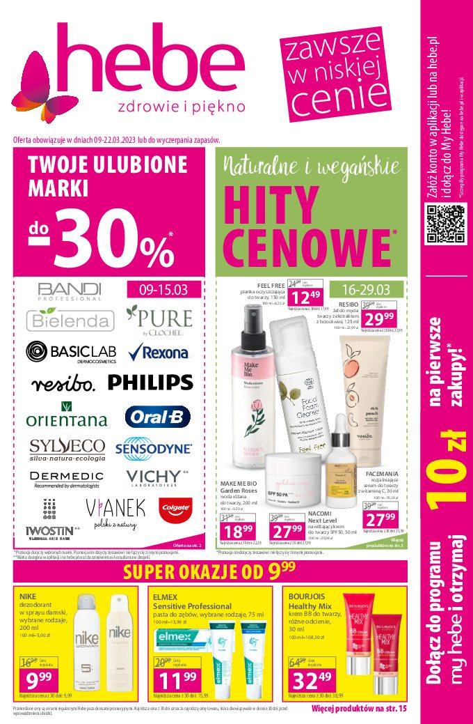 Gazetka promocyjna Hebe str. 1