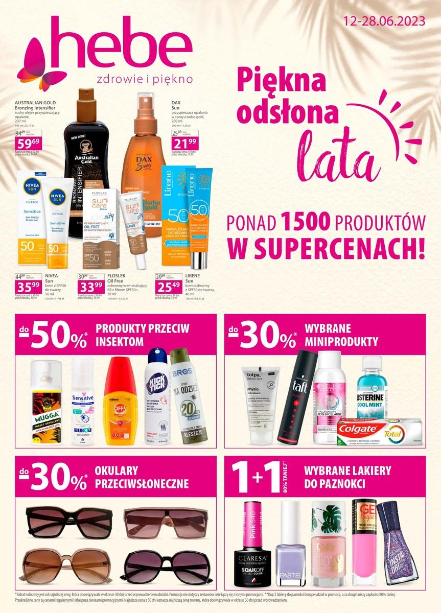 Gazetka promocyjna Hebe str. 1