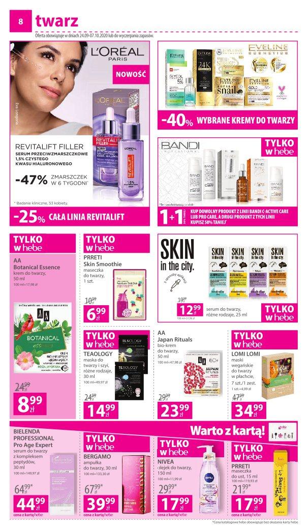 Gazetka promocyjna Hebe str. 8