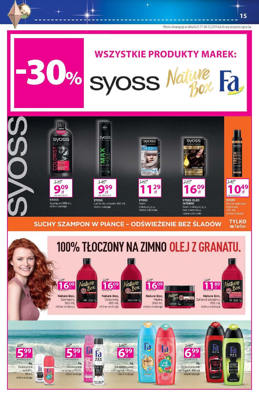 Gazetka promocyjna Hebe str. 15