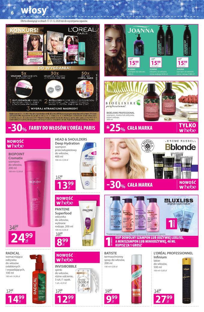 Gazetka promocyjna Hebe str. 6