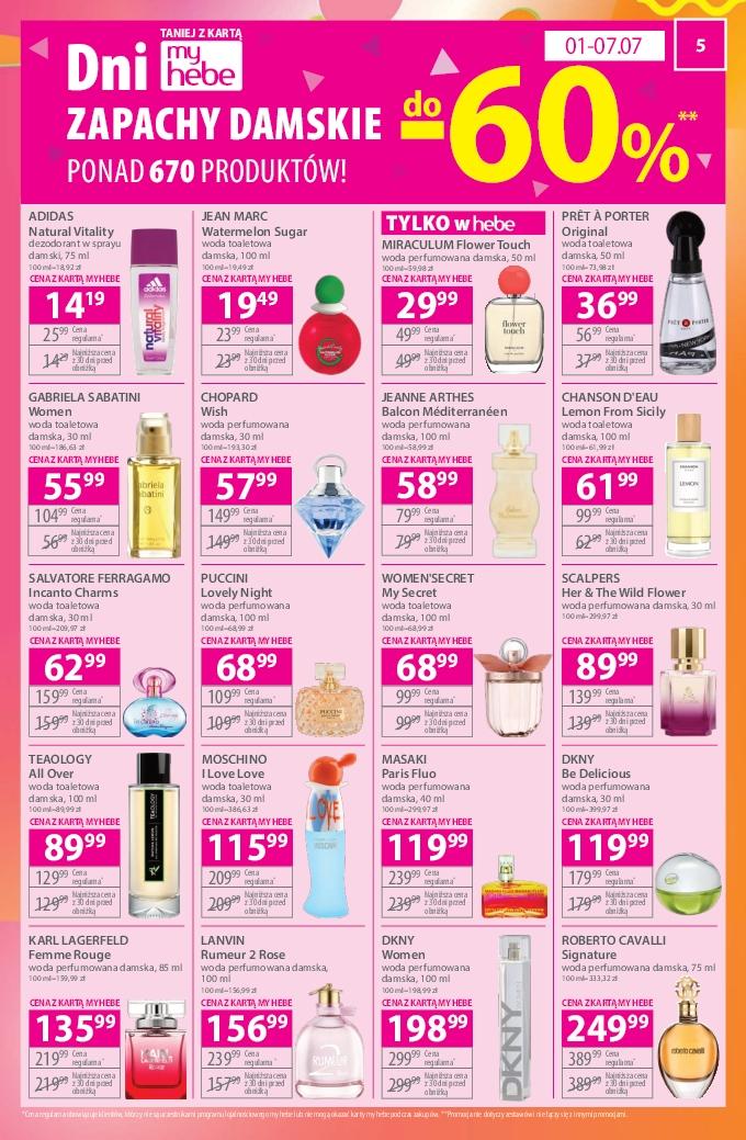 Gazetka promocyjna Hebe str. 5
