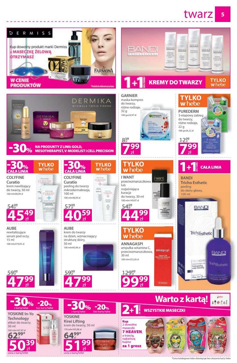 Gazetka promocyjna Hebe str. 5
