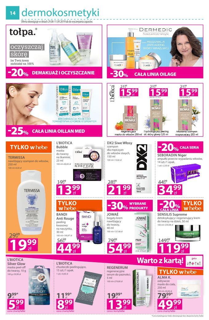 Gazetka promocyjna Hebe str. 14