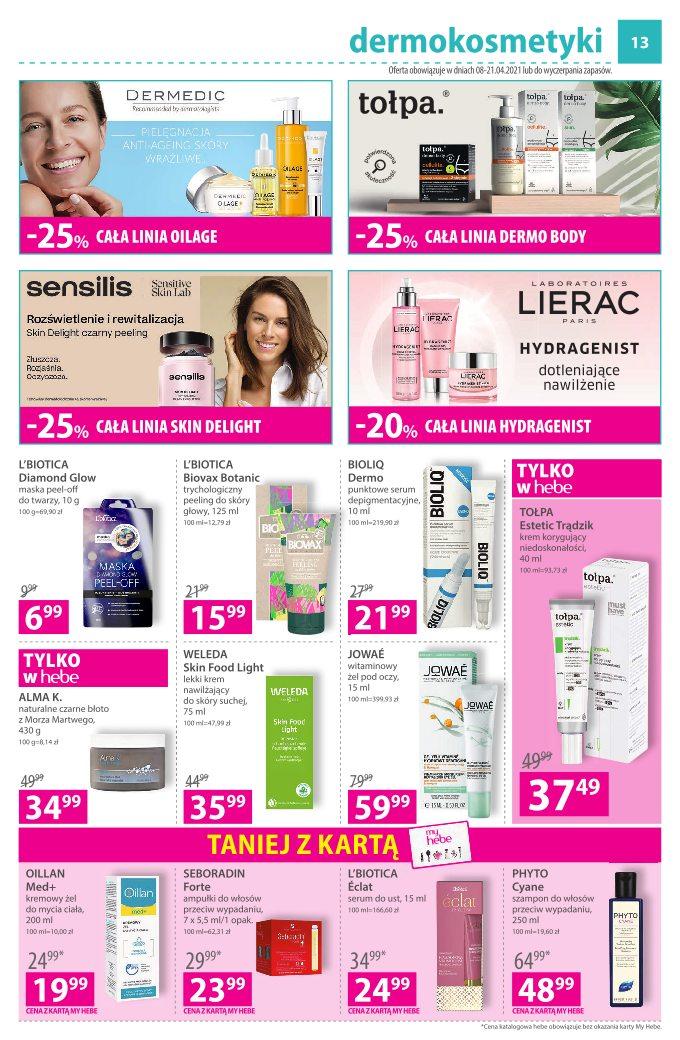 Gazetka promocyjna Hebe str. 13