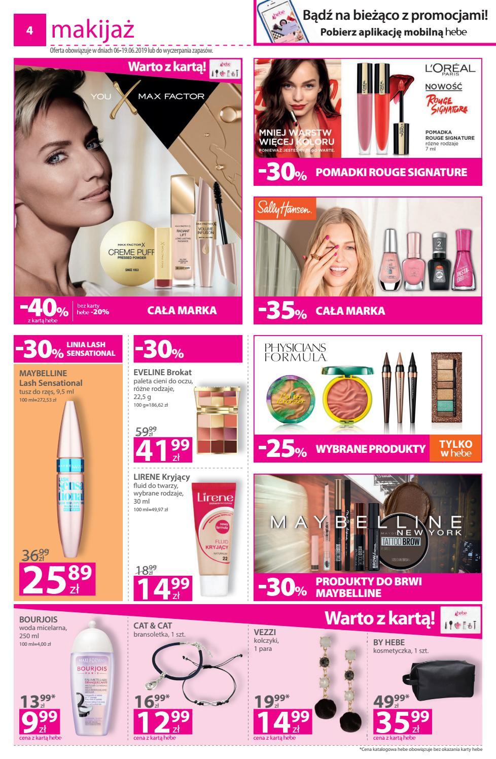 Gazetka promocyjna Hebe str. 4