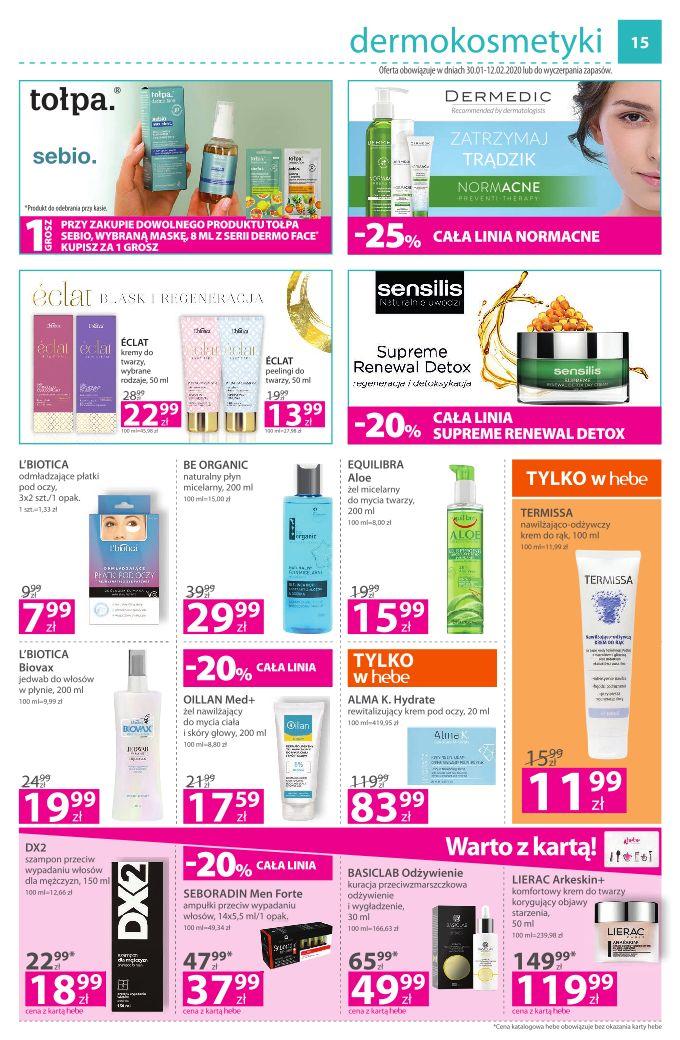 Gazetka promocyjna Hebe str. 15