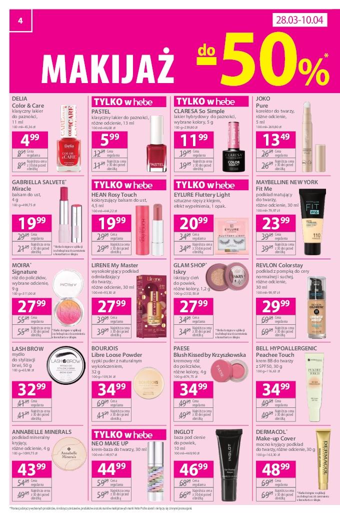 Gazetka promocyjna Hebe str. 4