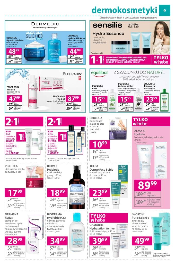Gazetka promocyjna Hebe str. 9