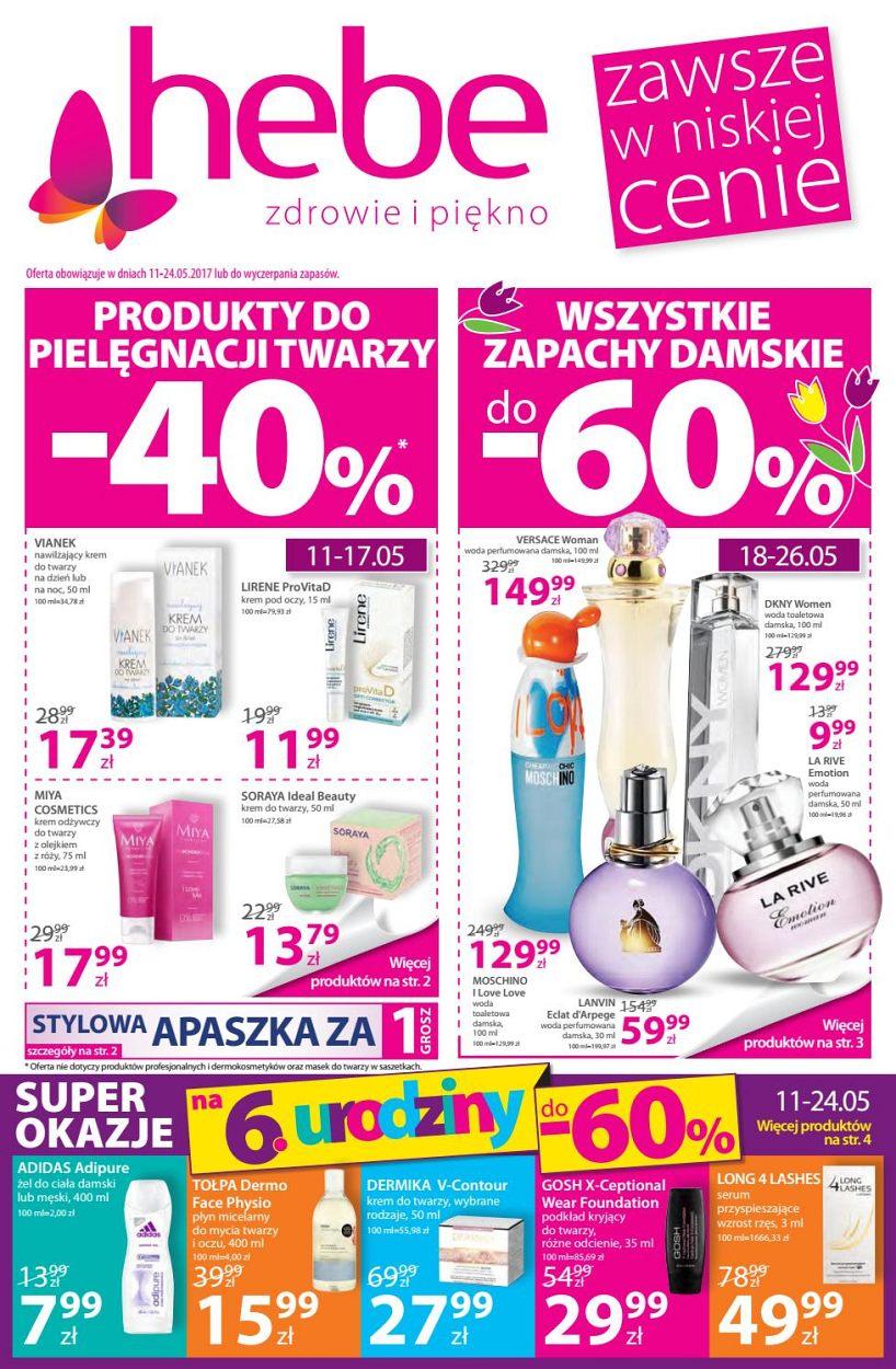 Gazetka promocyjna Hebe str. 1