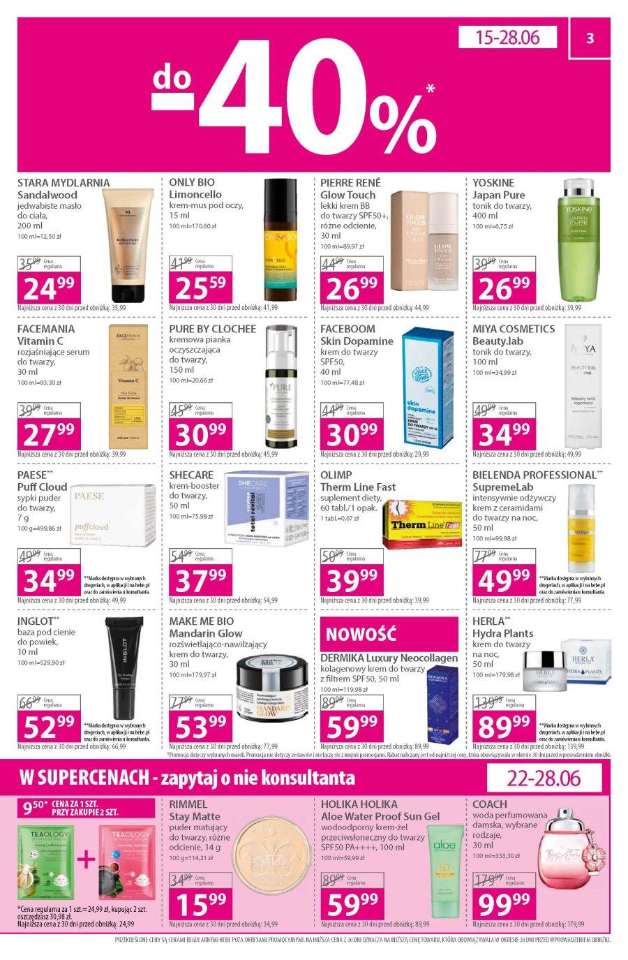 Gazetka promocyjna Hebe str. 3