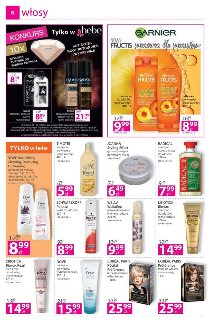 Gazetka promocyjna Hebe str. 8