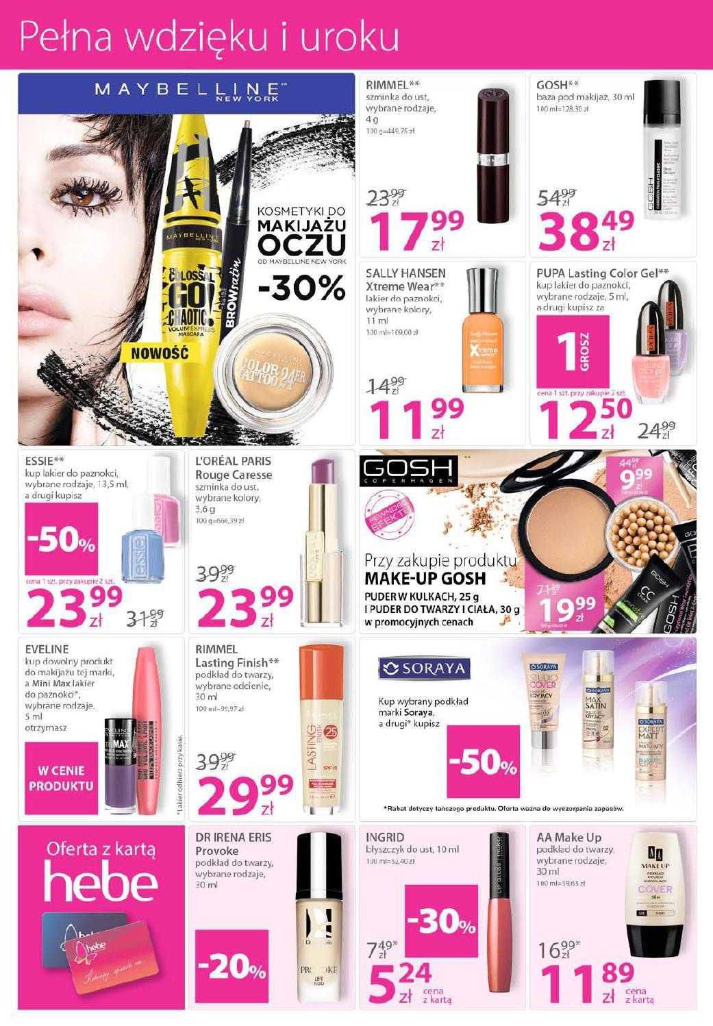 Gazetka promocyjna Hebe str. 8