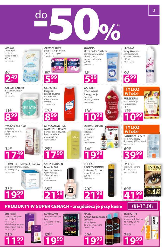 Gazetka promocyjna Hebe str. 3