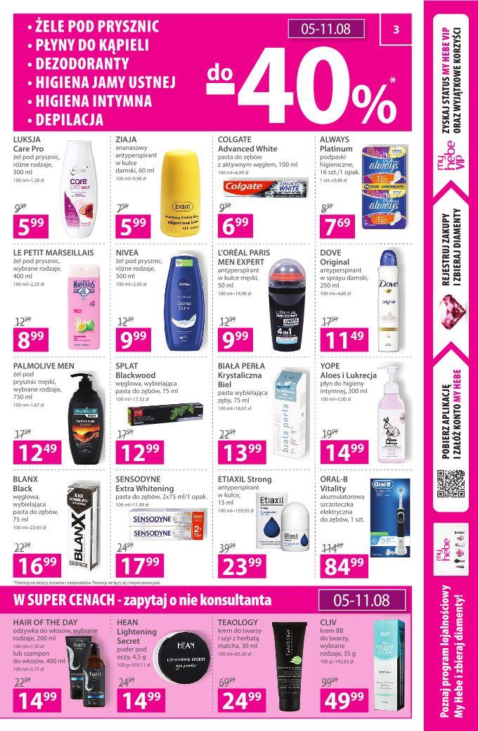 Gazetka promocyjna Hebe str. 3