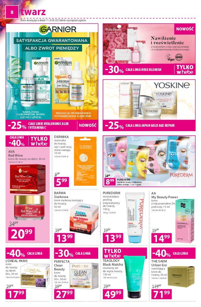 Gazetka promocyjna Hebe str. 8