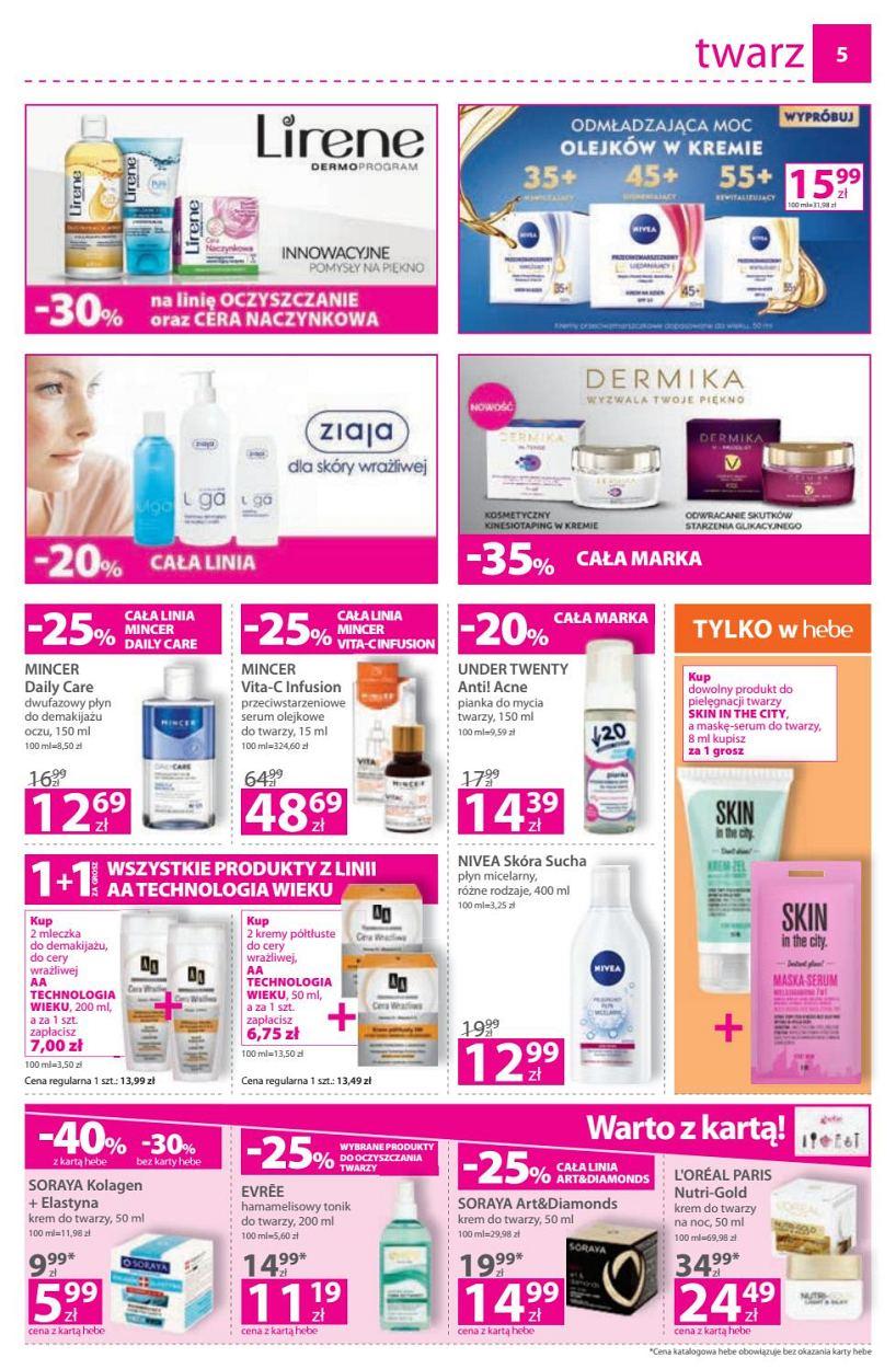 Gazetka promocyjna Hebe str. 5