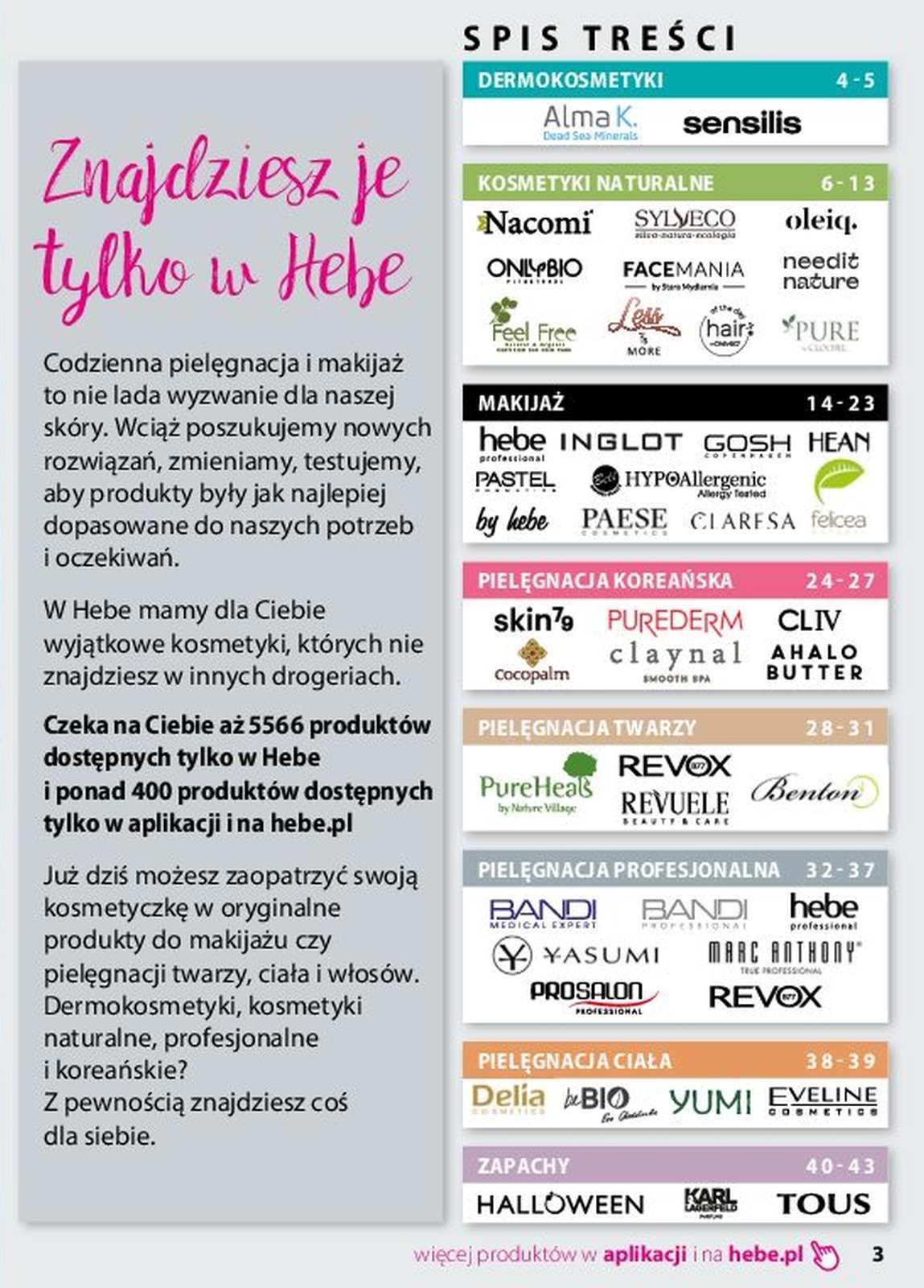 Gazetka promocyjna Hebe str. 3