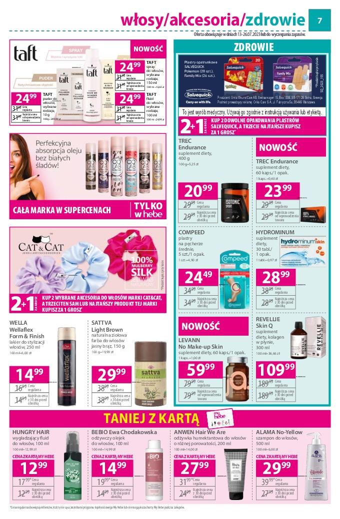 Gazetka promocyjna Hebe str. 7