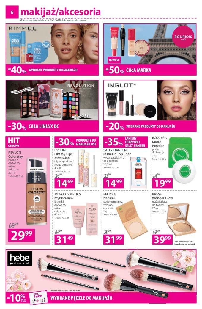 Gazetka promocyjna Hebe str. 6