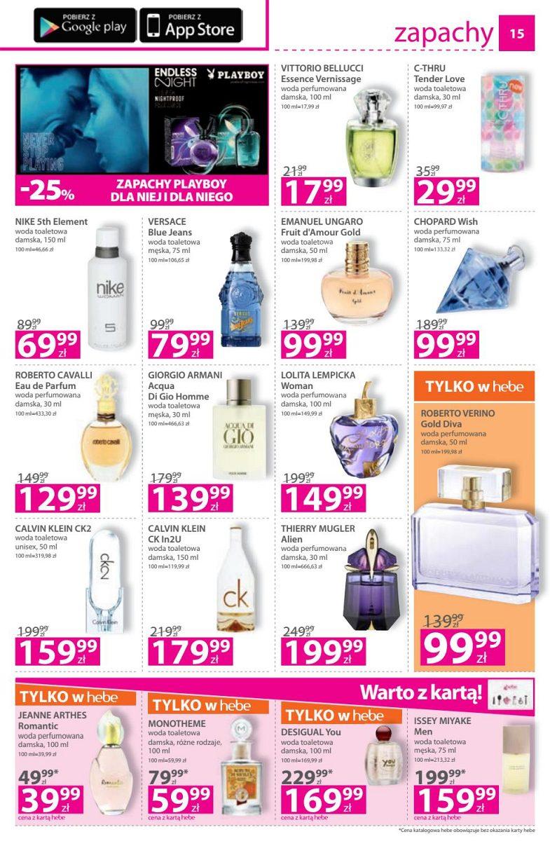 Gazetka promocyjna Hebe str. 15