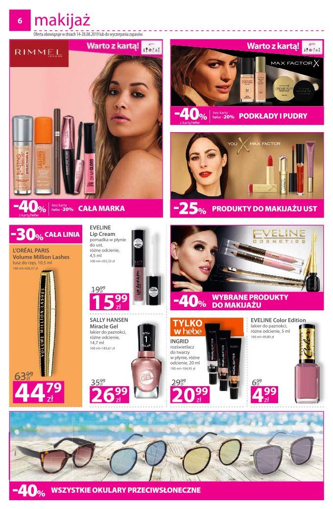 Gazetka promocyjna Hebe str. 6