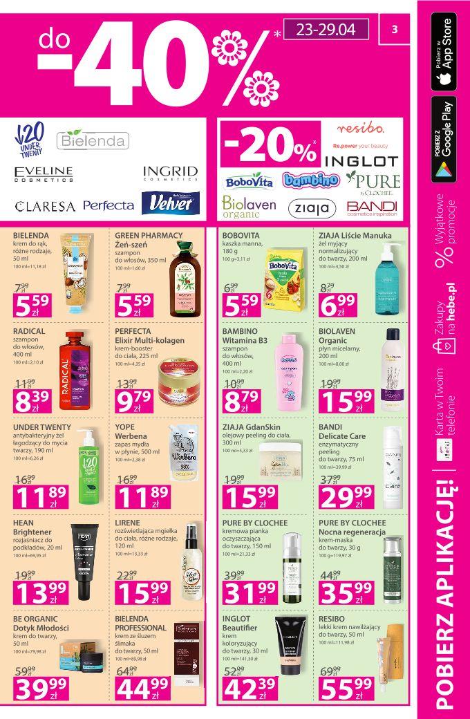 Gazetka promocyjna Hebe str. 3