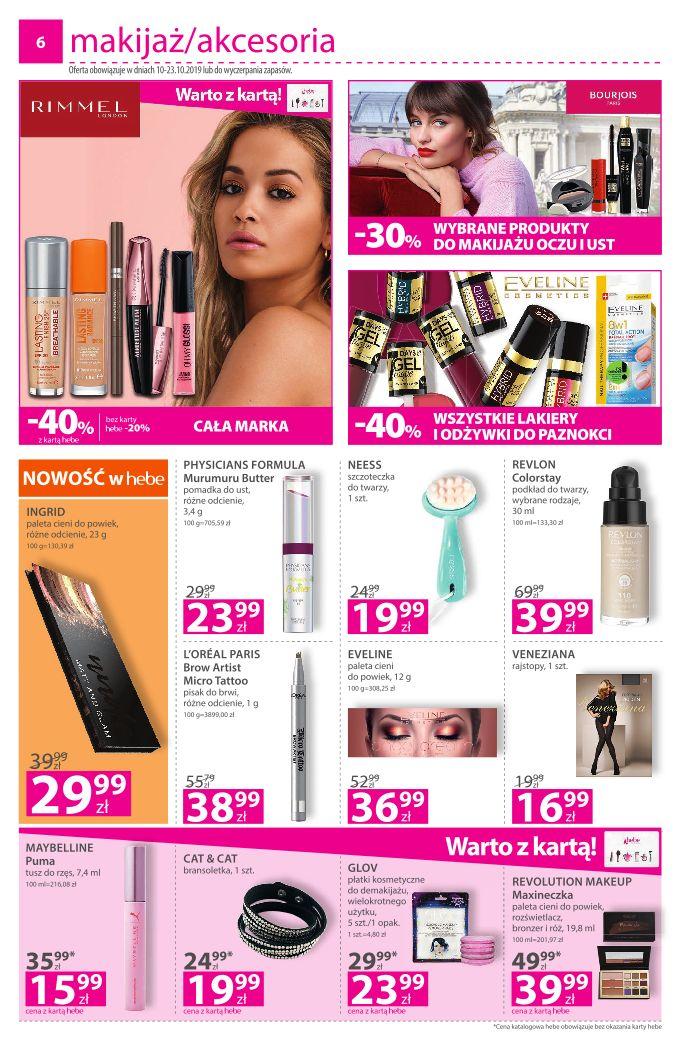 Gazetka promocyjna Hebe str. 6