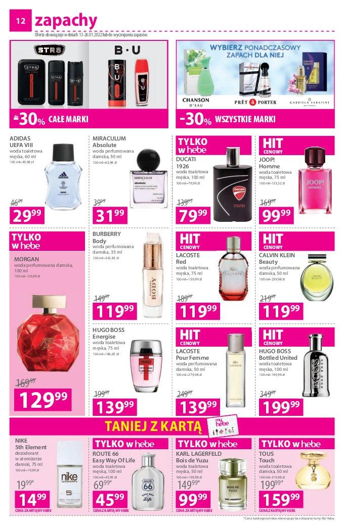 Gazetka promocyjna Hebe str. 12