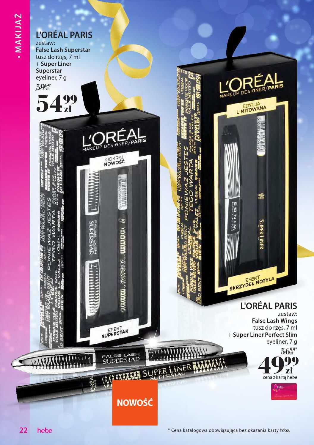 Gazetka promocyjna Hebe str. 22