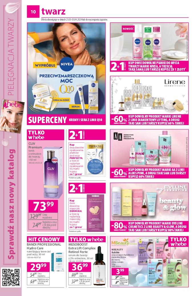 Gazetka promocyjna Hebe str. 10