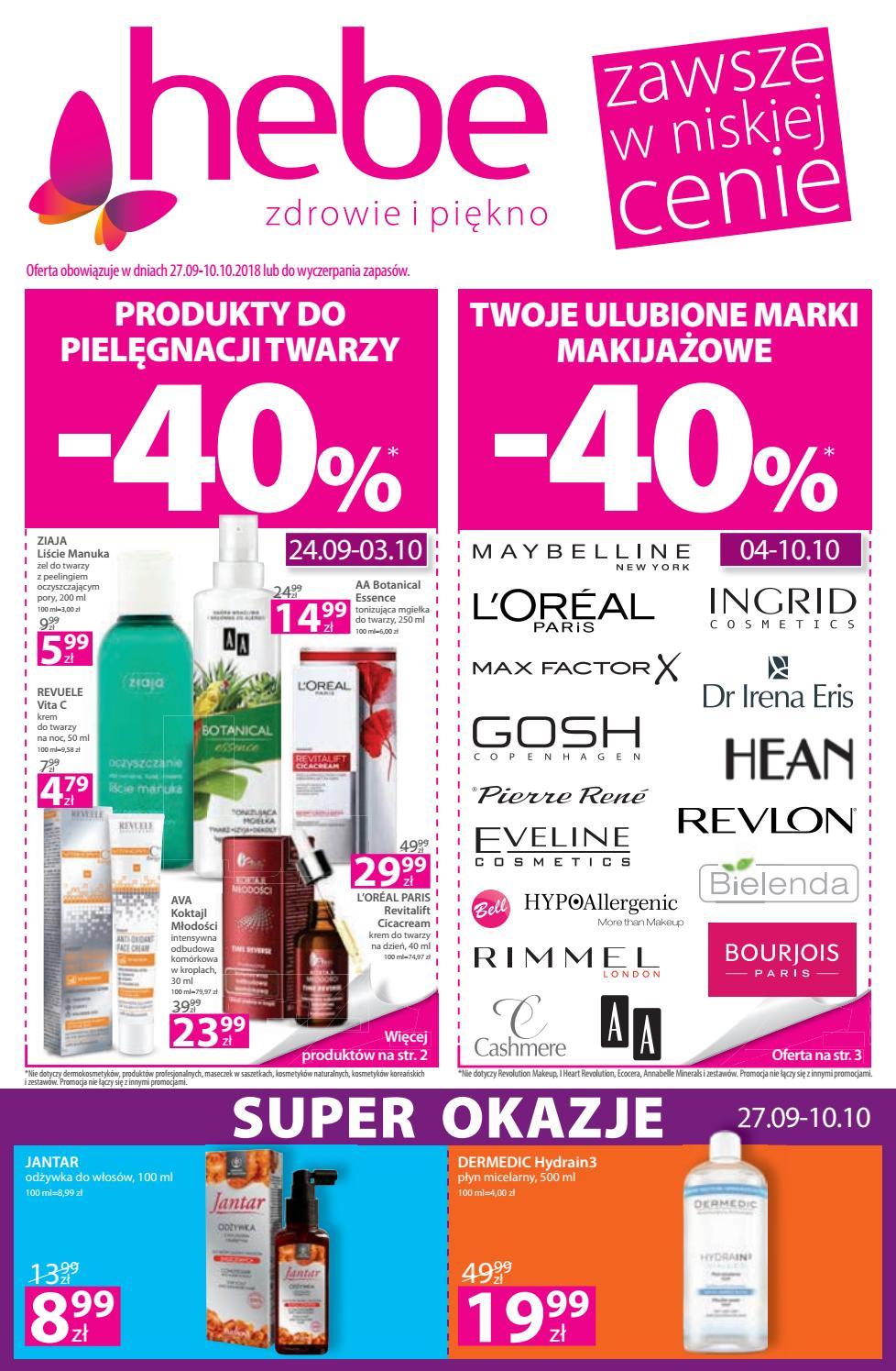 Gazetka promocyjna Hebe str. 1