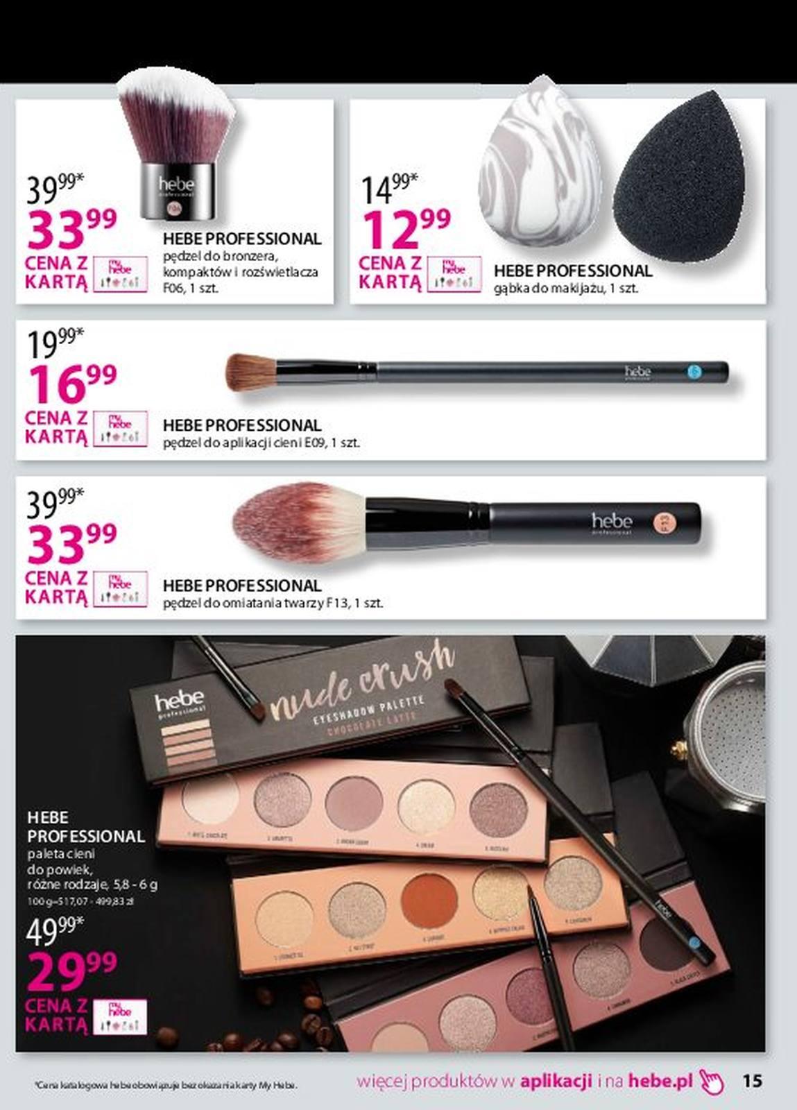 Gazetka promocyjna Hebe str. 15