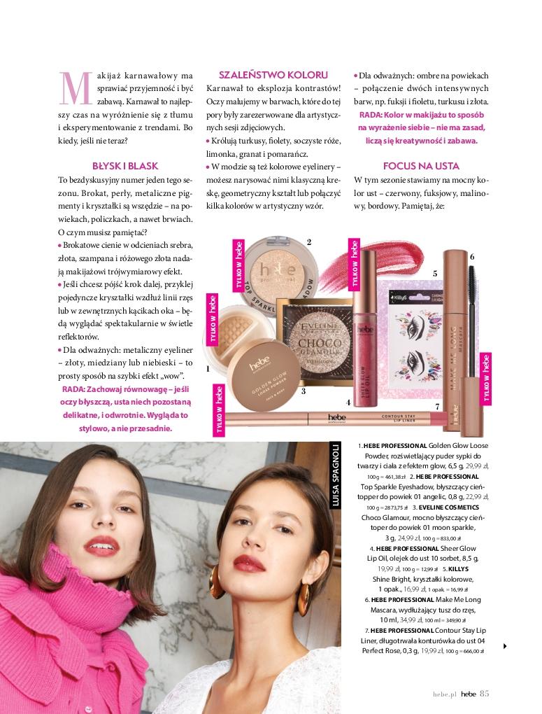 Gazetka promocyjna Hebe str. 85